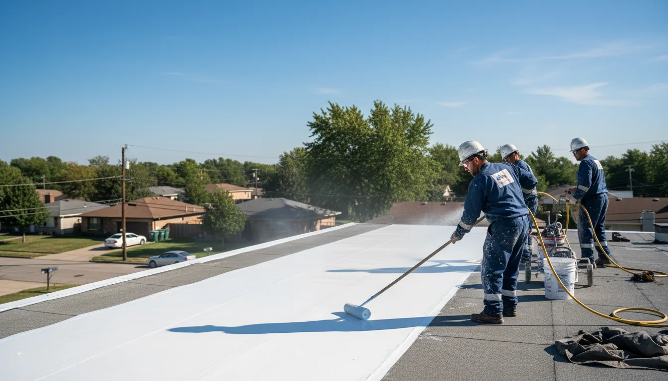 Commercial roof coating in South Weymouth, MA near me
